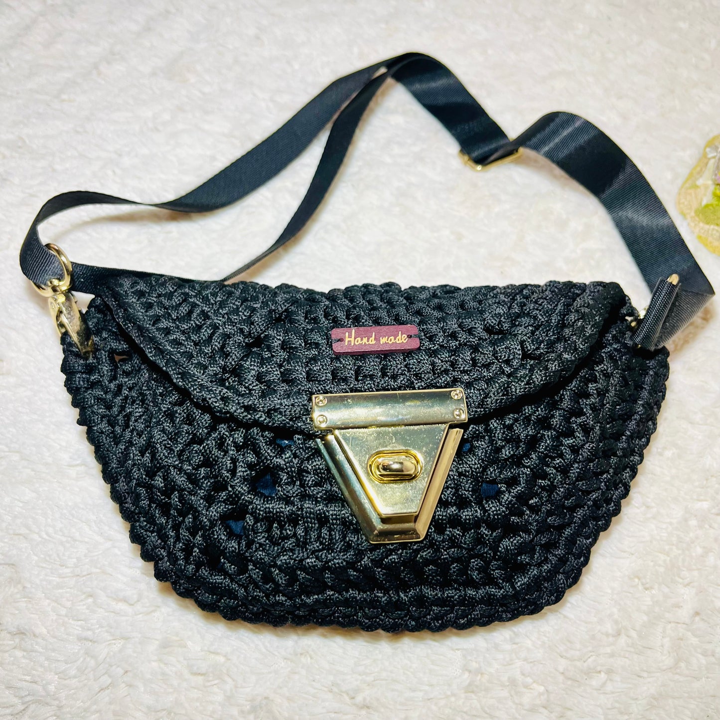 NoireLuxe Crochet Purse