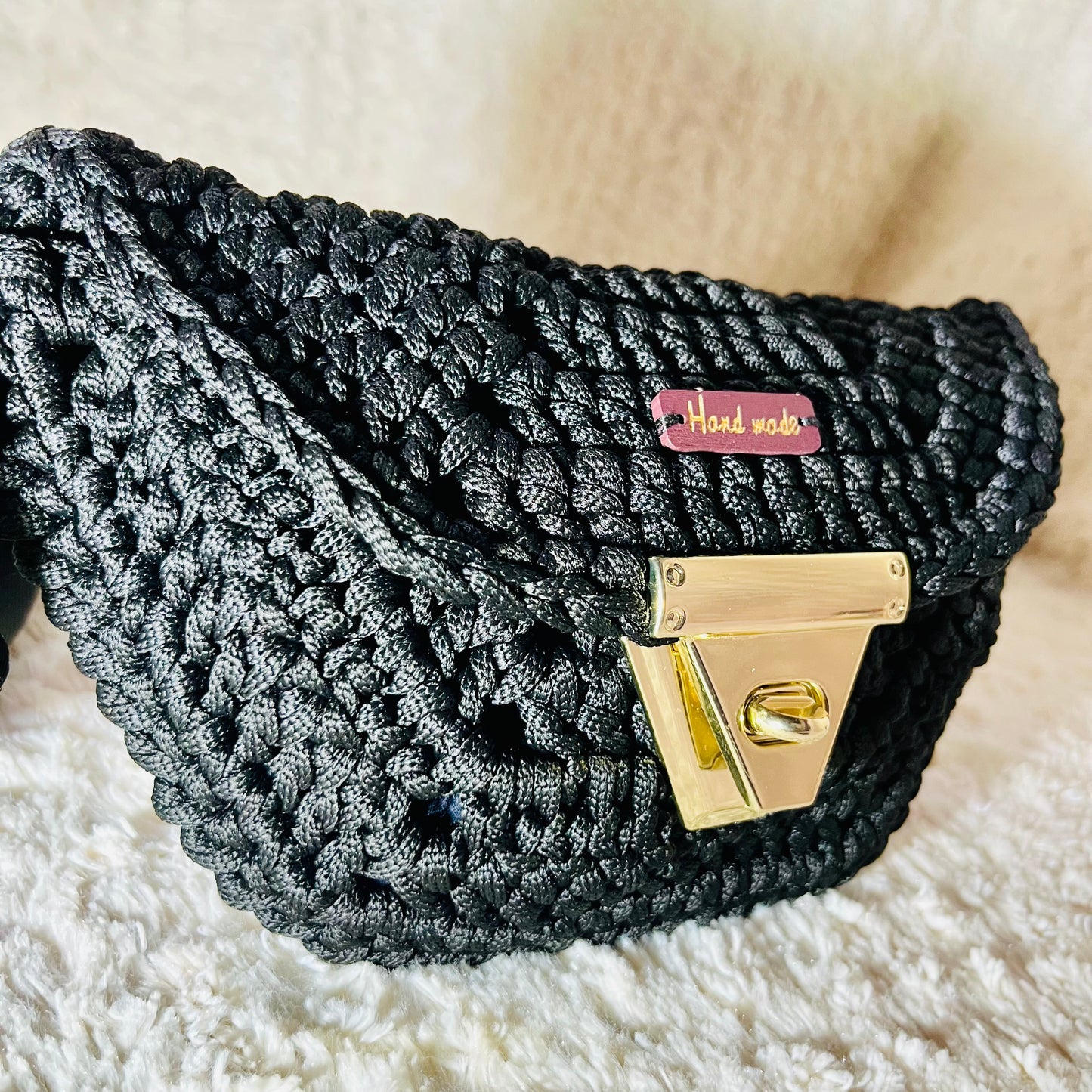 NoireLuxe Crochet Purse