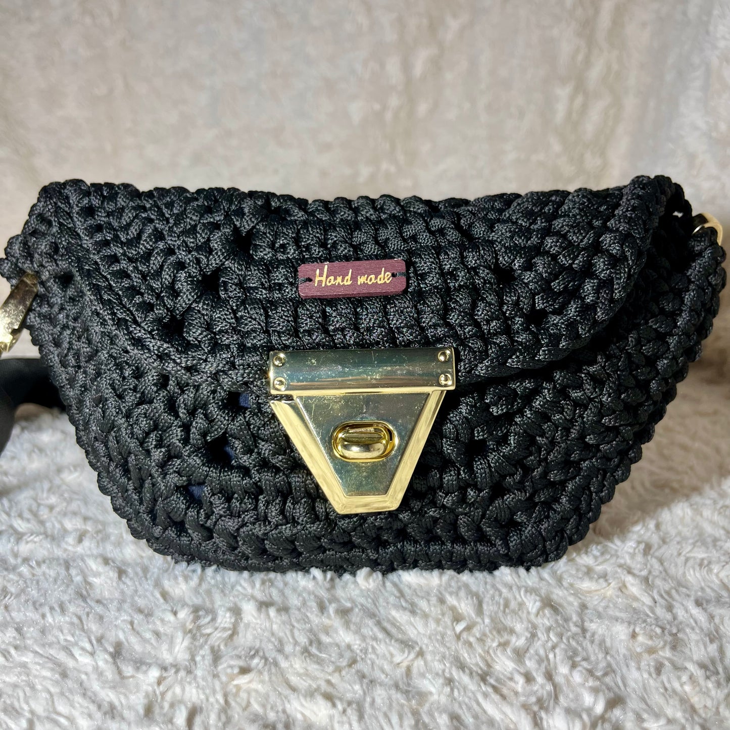 NoireLuxe Crochet Purse