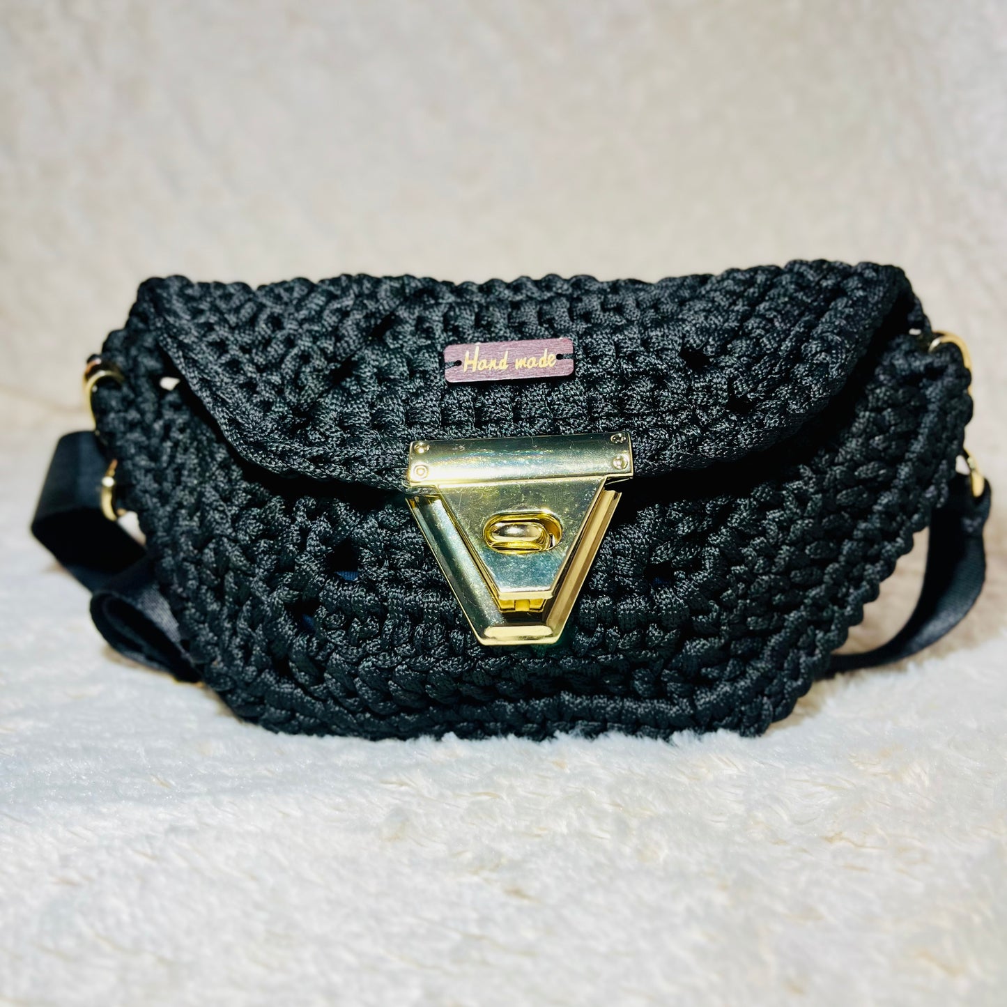 NoireLuxe Crochet Purse